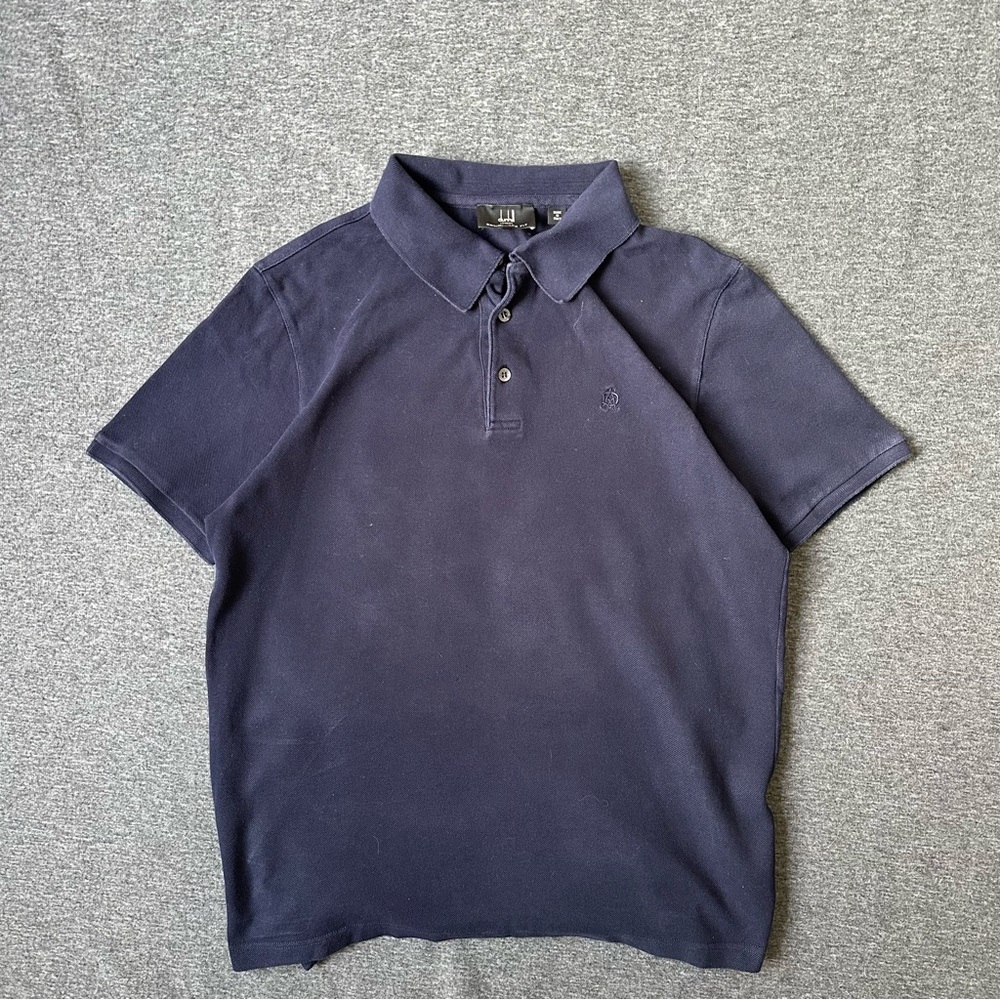 Dunhill Navy and Blue Polo-shirts